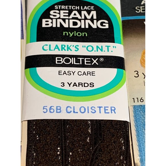 Vintage Assorted Seam Binding Lot - J&P Coats Talon & Wrights - Picture 8 of 8